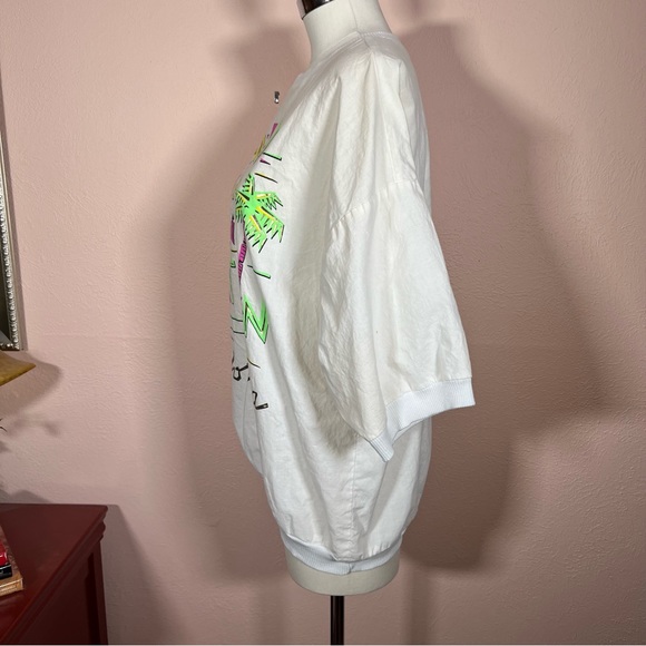 Vintage 80 90 Oversized California Palm tree Vacation Tee shirt - Picture 6 of 16